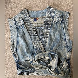 Anthropologie Denim Top